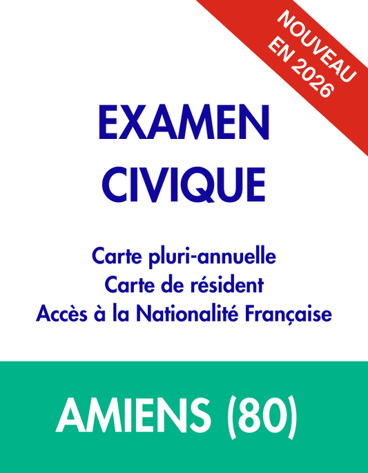 AMIENS - Examen civique